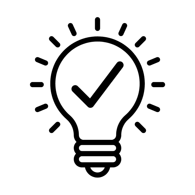 Glühbirne als Symbol für einfache, intelligente IT-Lösungen im Unternehmen